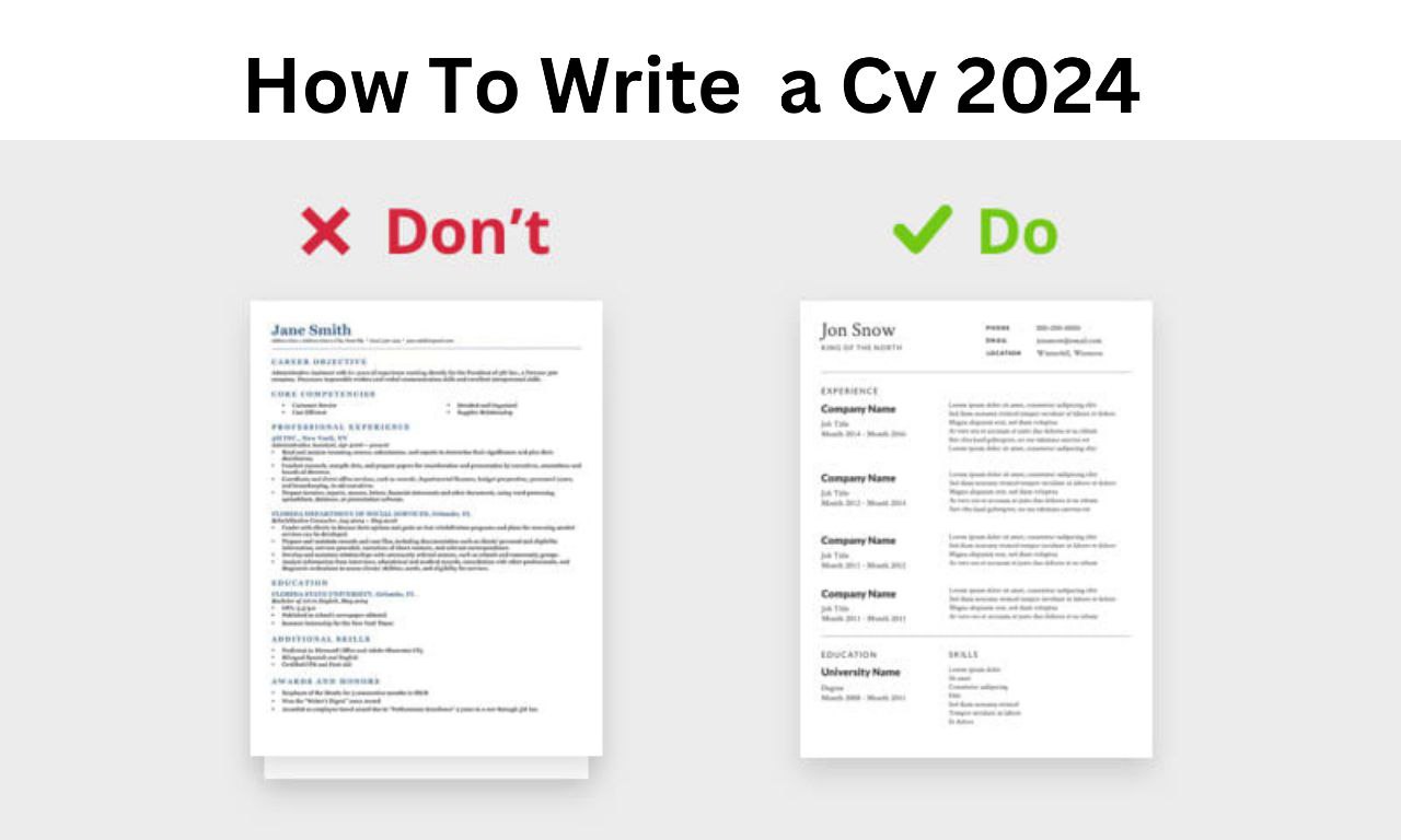 How to create a CV 2024